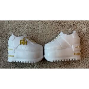 Rainbow High Color Create Fashion Doll Outfit Shoes White Gold Platform Sneakers